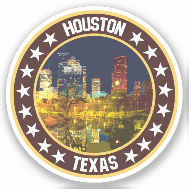 Houston                                            sticker (Front)