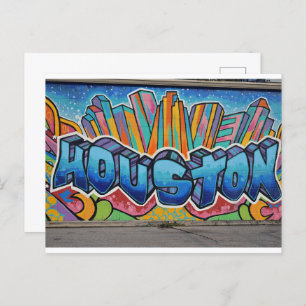 Houston Street Art Postcard