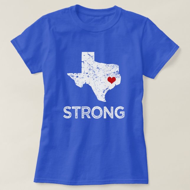 Houston Strong, Hurricane Harvey saying womens T-Shirt (Design Front)