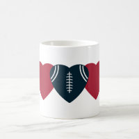 Houston Texans Football Heart Design