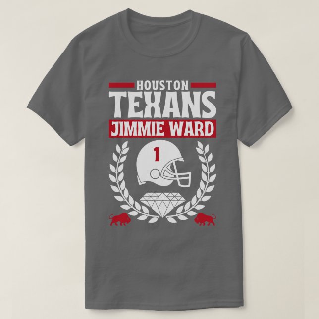 Houston Texans Jimmie Ward 1 Edition T-Shirt (Design Front)