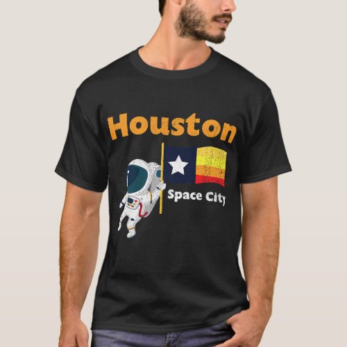 Houston Texas 1965 Space City Astronaut _ Rocket S T_Shirt