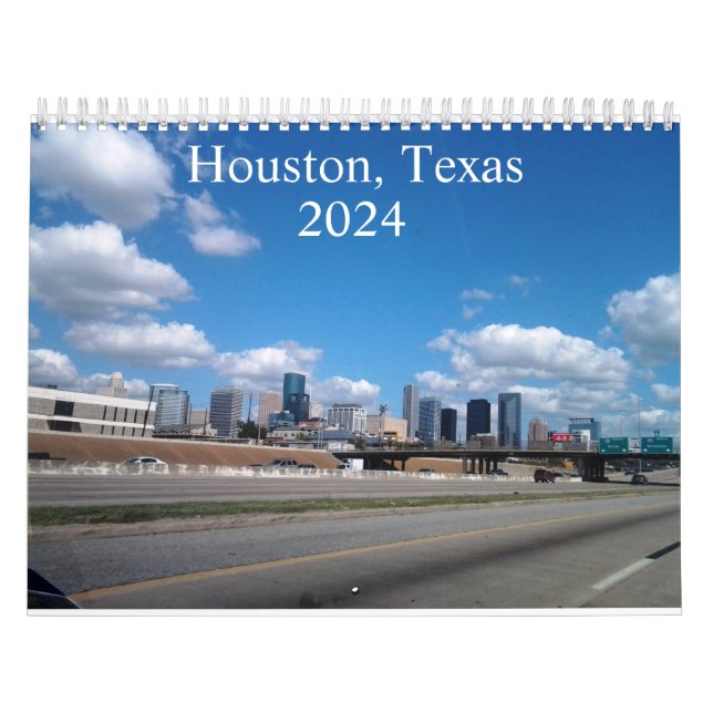 Houston, Texas - 2024 Calendar (Cover)