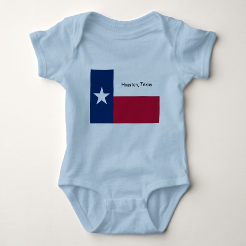 Houston Texas baby bodysuit sleeper Baby Bodysuit