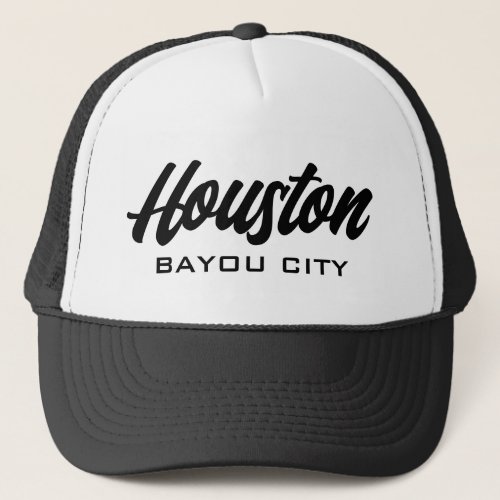 Houston Texas Bayou City trucker hat