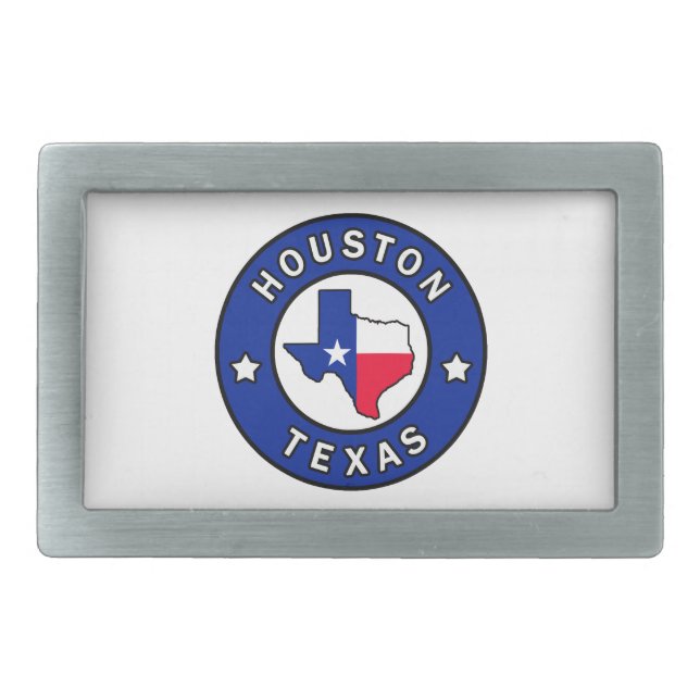 Houston Texas Belt Buckle (Front)