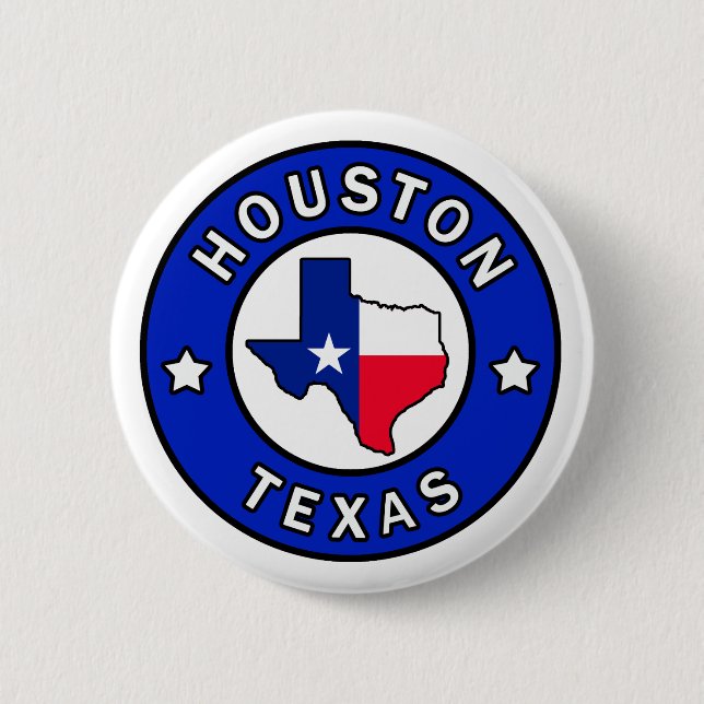Houston Texas button (Front)