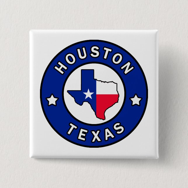 Houston Texas Button (Front)