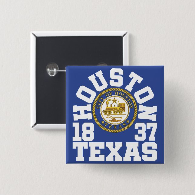 Houston,Texas Button (Front & Back)