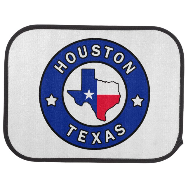 Houston Texas Car Floor Mat (Rear)