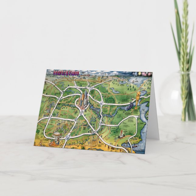 Houston Texas Card (Front)