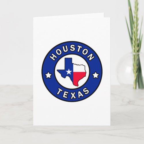 Houston Texas Card