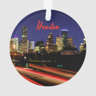 Houston Texas City Skyline Ornament