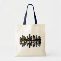 Houston, Texas covered in graffiti Tote Bag