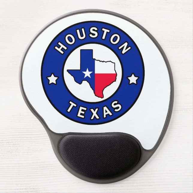Houston Texas Gel Mouse Pad (Front)