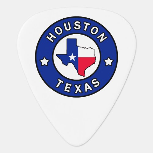 Houston Texas Guitar Pick