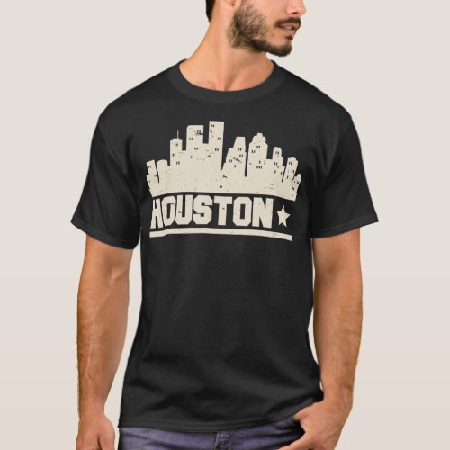 Houston Texas Houston Strong Vintage Stripes 1  T_Shirt