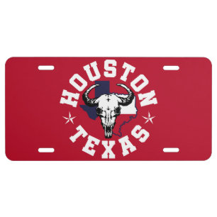 Houston,Texas License Plate