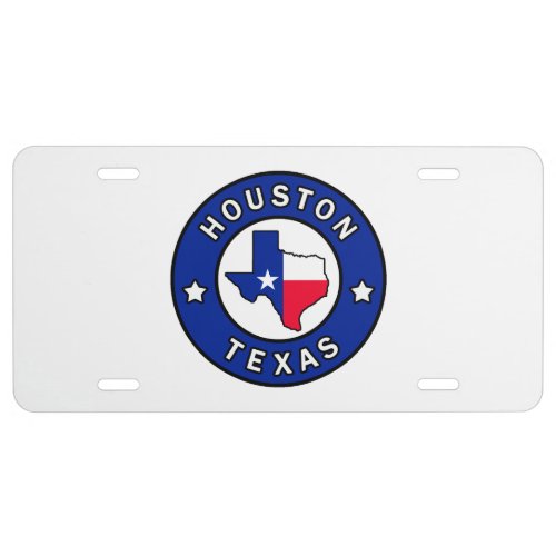 Houston Texas License Plate