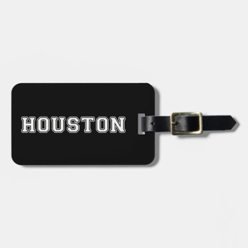 Houston Texas Luggage Tag