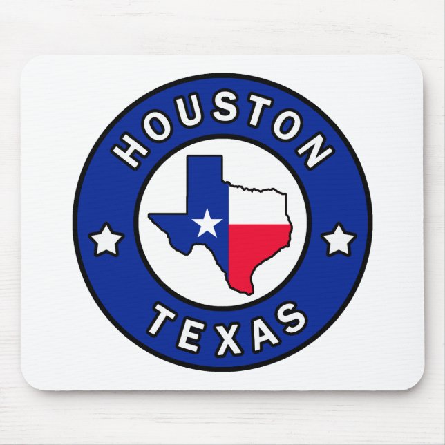 Houston Texas Mouse Pad (Front)