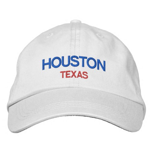 Houston Texas Personalized Adjustable Hat