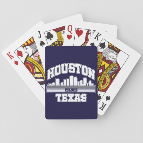 HoustonTexas Playing Cards