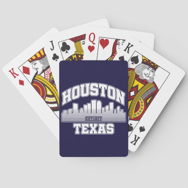 Houston,Texas Poker Cards (Back)