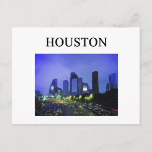 HOUSTON texas Postcard