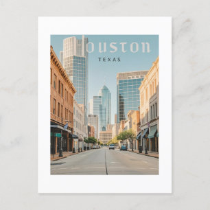 Houston Texas Postcard