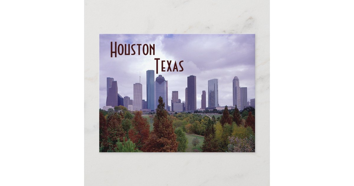 Houston Texas Postcard Zazzle