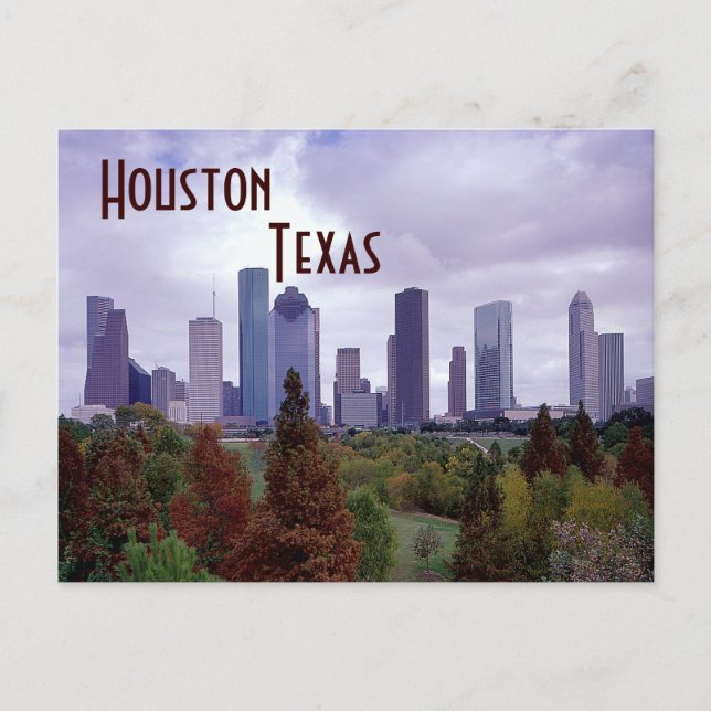 Houston Texas Postcard (Front)