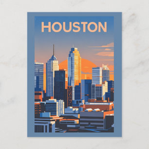 Houston Texas Postcard