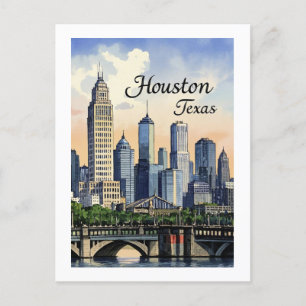 Houston Texas Postcard