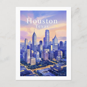 Houston Texas Postcard