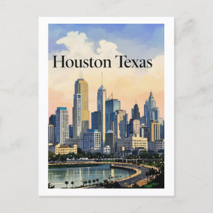 Houston Texas Postcard