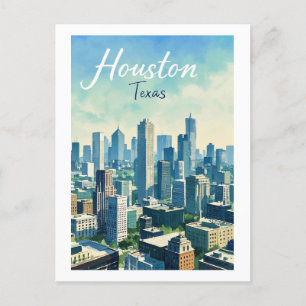 Houston Texas Postcard