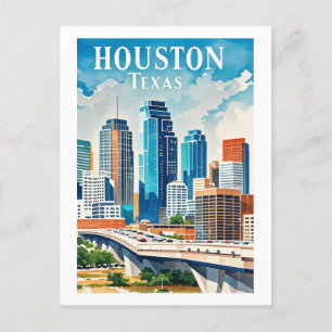 Houston Texas Postcard