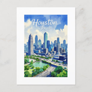 Houston Texas Postcard