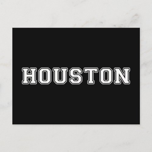 Houston Texas Postcard