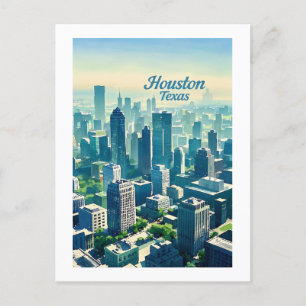 Houston Texas Postcard