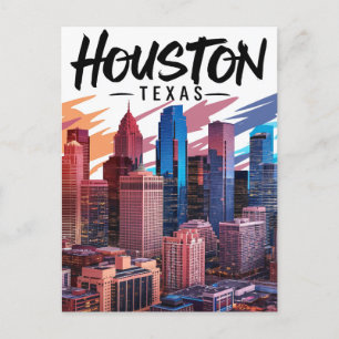 Houston Texas Postcard