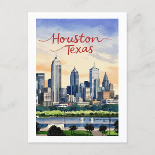 Houston Texas Postcard