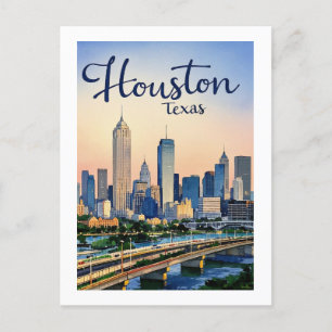 Houston Texas Postcard