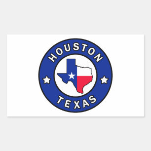Houston Texas Rectangular Sticker
