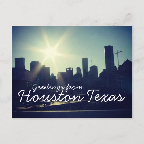 Houston Texas Skyline 2 Postcard Postcard