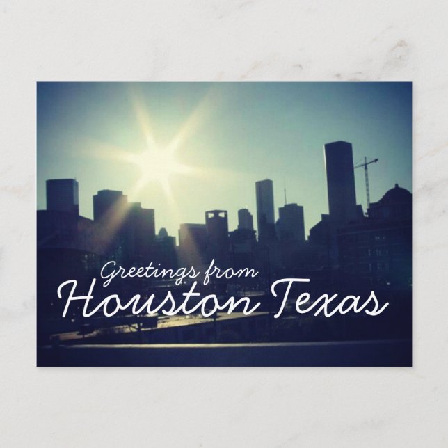 Houston Texas Skyline [2] (Postcard) Postcard (Front)