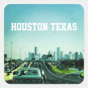 Houston Texas Skyline (Sticker) Square Sticker