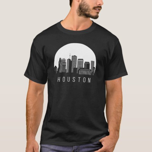 Houston Texas Skyline T_Shirt