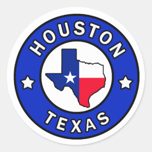 The Houston City Badge Sticker